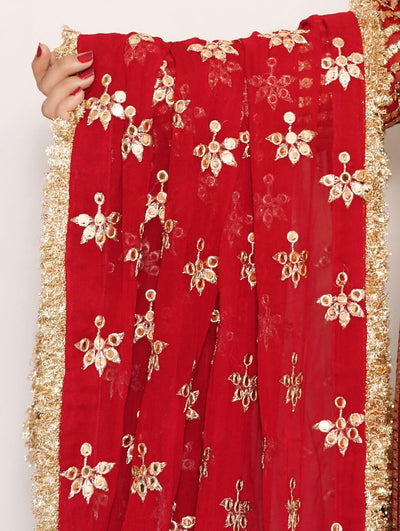 PK Bamber Shafon with Raw silk Shalwar 3 piece ( 9m sequence gold color, all color choice available )